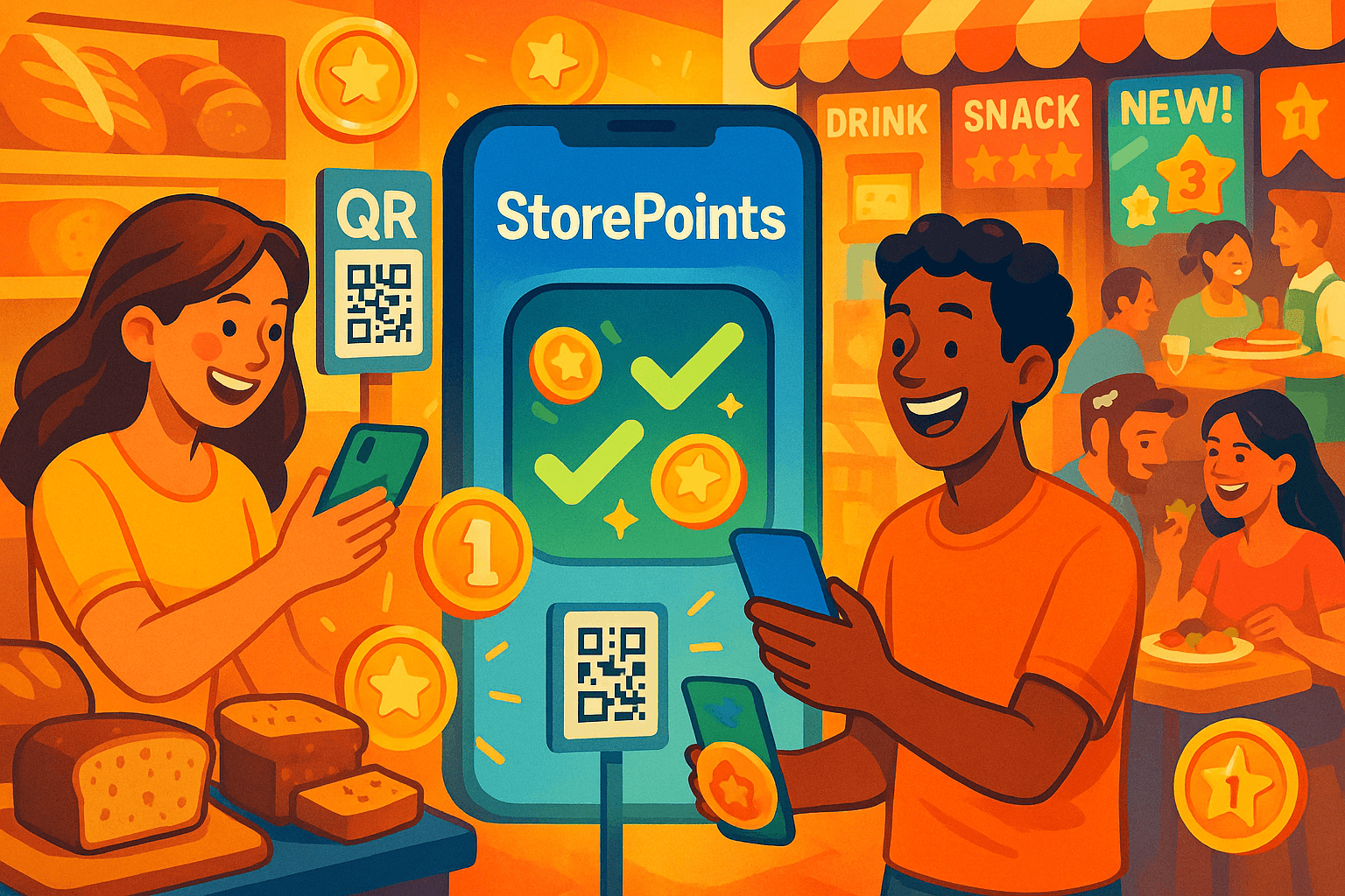 StorePoints für Kioske, Bäckereien und Restaurants